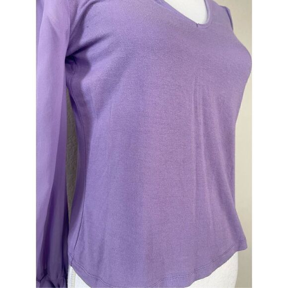 Highline Collective Sheer Sleeve Blouse - Picture 7 of 8